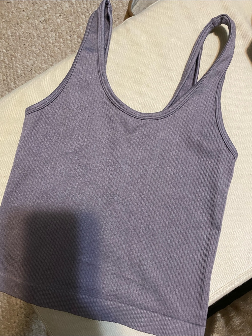 a new day Ribbed Purple Tank Top Sz XS